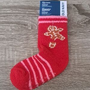 Old Navy Festive Red and Pink Socks